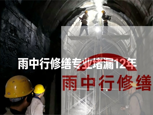 马鞍山长安镇隧道堵漏工程案例