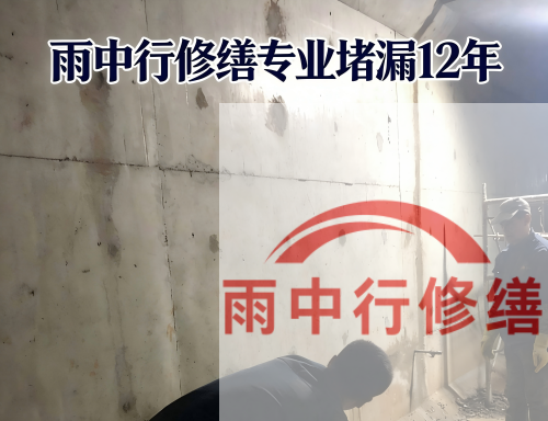 马鞍山某商场电梯井堵漏案例